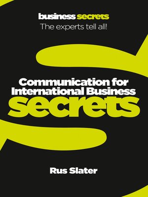 Communication For International Business - ebook